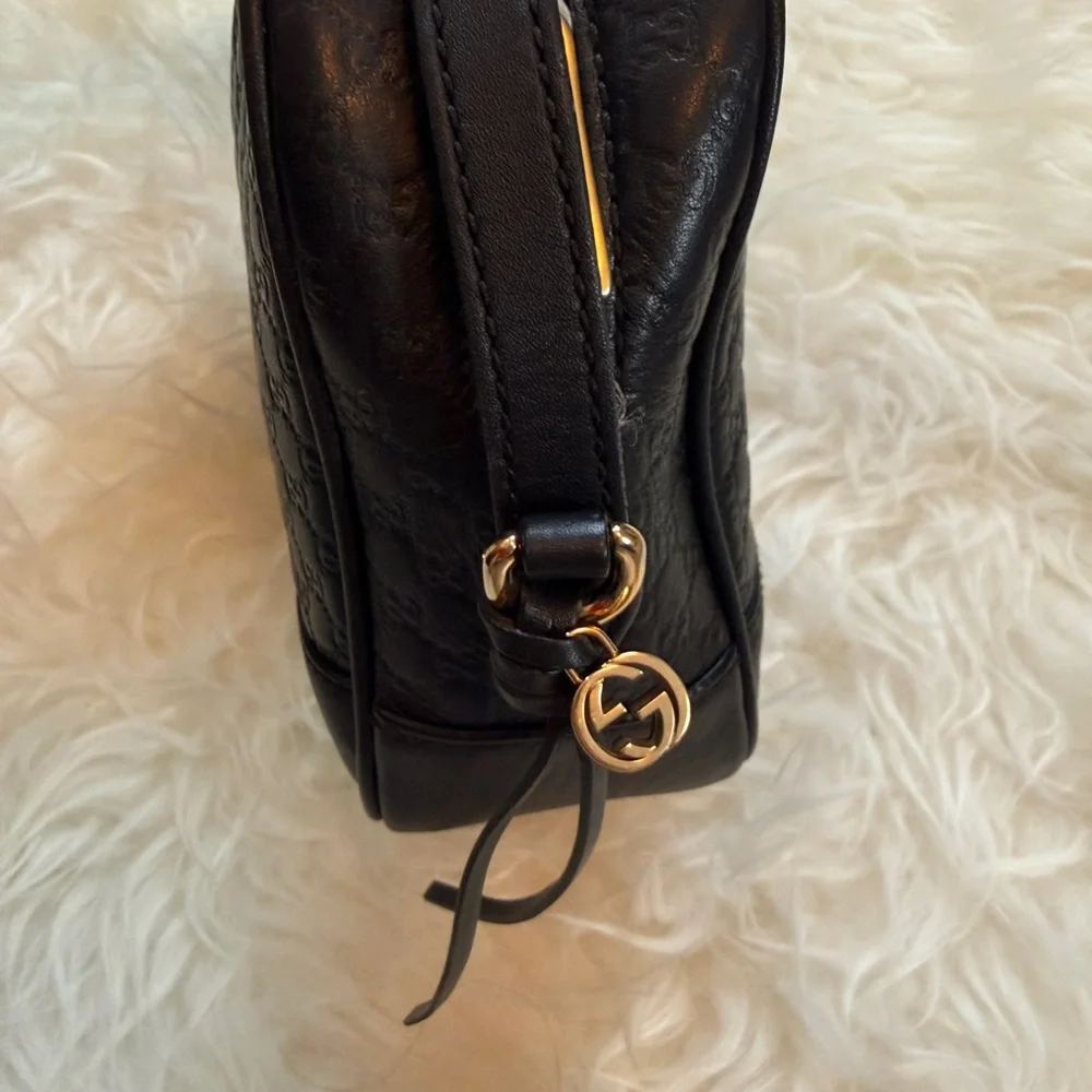 Gucci Bree Black Microguccissima Crossbody - Picture 8 of 12